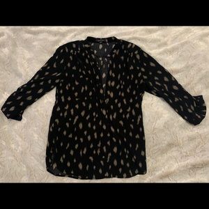 3/4 length sleeve work blouse